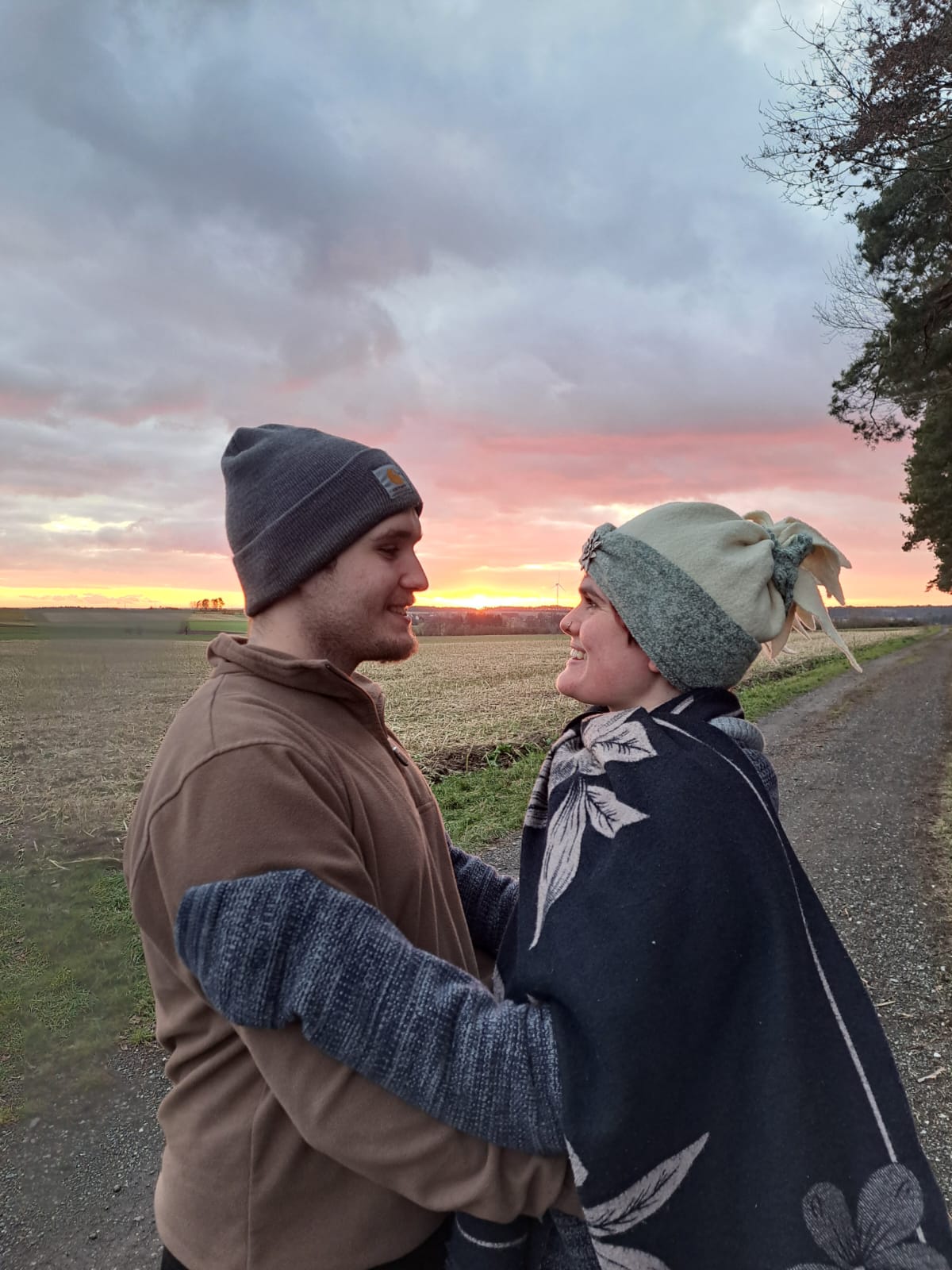 Die beiden beim Altschauerberg.